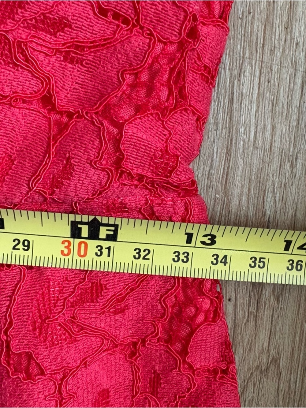 Seen Worn Kept Sleeveless Lace A-Line Dress Women’s 4 Red Spring Wedding Summer - Picture 11 of 12